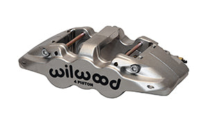 WILWOOD Caliper-Aero4-ST-R/H-Nickel (.80 Thk Pad) 1.88/1.62" Pistons, 1.25" Disc