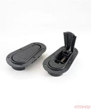 AeroCatch Black 120 Series Plus Flush Above Panel Hood Fastners No Security Lock-1