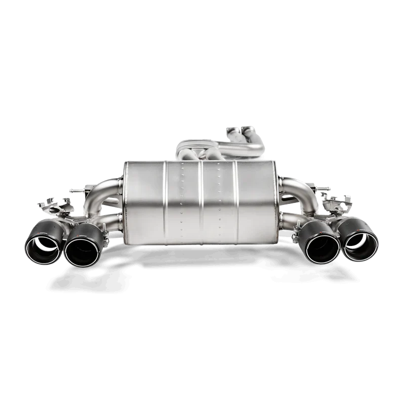 Akrapovic 2018+ BMW M2 Competition/M2 CS (F87N) Slip-On Line (Titanium) w/Carbon Fiber Tips