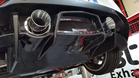 Alfa Romeo 4C - Valved Exhaust System & Carbon Diffuser (Inc. Remote)