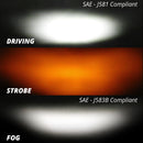 XK Glow Razor Light Bar Fog + Strobe + High Beam Driving Kit 20in-3