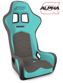 PRP Shreddy Alpha Composite Seat- Teal/Grey-1
