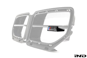 Alpha-N G87 M2 LCI Front Grille Emblem Retainer w/ BMW OEM M2 Badge - 0
