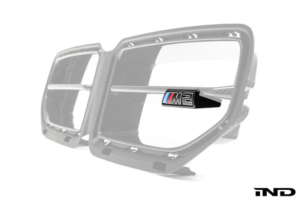 Alpha-N G87 M2 LCI Front Grille Emblem Retainer w/ BMW OEM M2 Badge