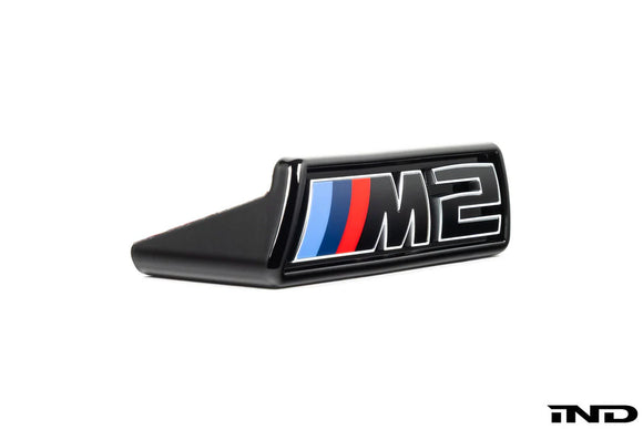 Alpha-N G87 M2 LCI Front Grille Emblem Retainer w/ BMW OEM M2 Badge
