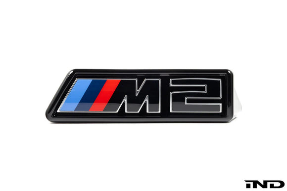 Alpha-N G87 M2 LCI Front Grille Emblem Retainer w/ BMW OEM M2 Badge