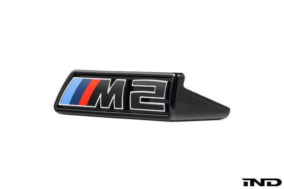 Alpha-N G87 M2 LCI Front Grille Emblem Retainer w/ BMW OEM M2 Badge