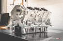 AMS Performance R35 GT-R CNC Billet VR38 Engine Block. Fully machined including ductile iron sleeves. Ready for Final Machining Finishing-6