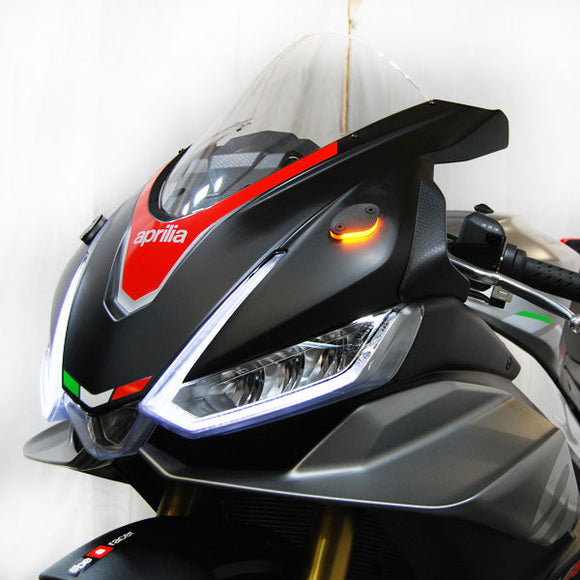 New Rage Cycles 21+ Aprilia RSV4 Mirror Block Off Turn Signals