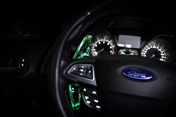 Ford MK4 forged carbon paddle shifters - LUMINOUS