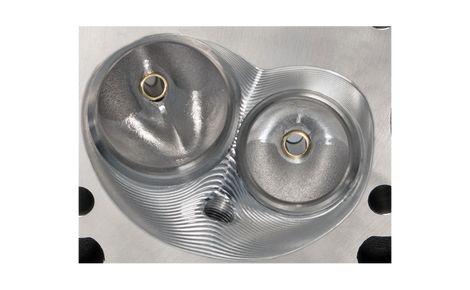 AFR 24 BBC Cylinder Head 345cc Partially CNC Ported. Race Ready. w/121cc CNC cha - 0