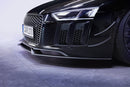 Audi R8 V10 PLUS (2015 ) - Carbon Front Fins (Matte)-5