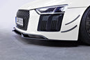 Audi R8 V10 PLUS (2015 ) - Carbon Front Fins & Carbon Front Spoiler-2