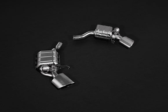 Audi RS5 (B9/F5) Valved Catback Exhaust System W MidPipes, Oval RS-Style Tips, With CES3