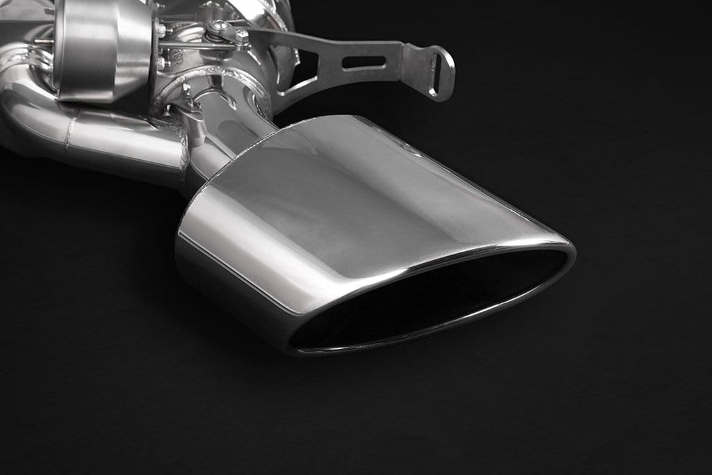 Audi RS4 (B9) & RS5 Sportback Valved Exhaust System, Mid Pipes, Oval RS Tips (W. CES-3)