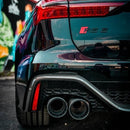 Capristo Valved Exhaust With Bevelled Carbon Fiber Tips (E2P) | Audi RS6/RS7 C8-12