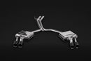 Audi S4/S5 (B9) Valved Exhaust System, Mid-Pipes, Carbon Tips, Incl CES-3-1