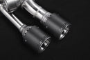Audi S4/S5 (B9) Valved Exhaust System, Mid-Pipes, Carbon Tips, Incl CES-3-3