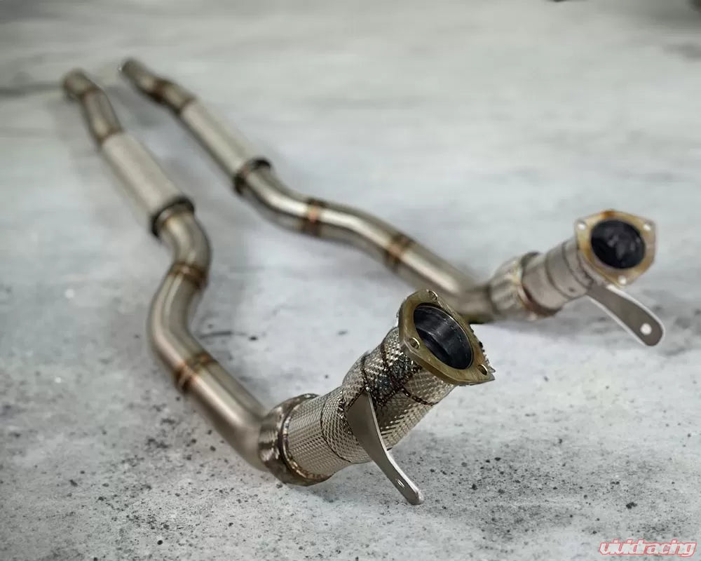 VRP Link Pipes with Flex Joint for Catback Valvetronic Exhaust Audi RS6 Avant | RS7 C8