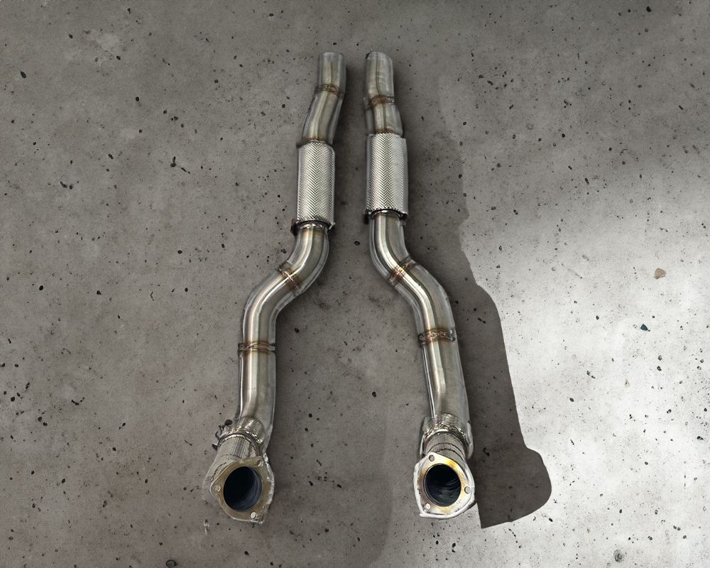 VRP Link Pipes with Flex Joint for Catback Valvetronic Exhaust Audi RS6 Avant | RS7 C8