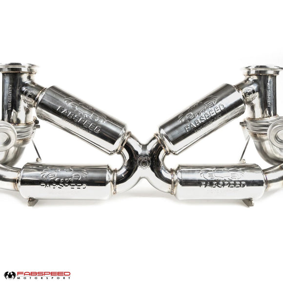 Fabspeed Audi R8 V10 (2016 - 2019) Valvetronic Supersport X-Pipe Exhaust System
