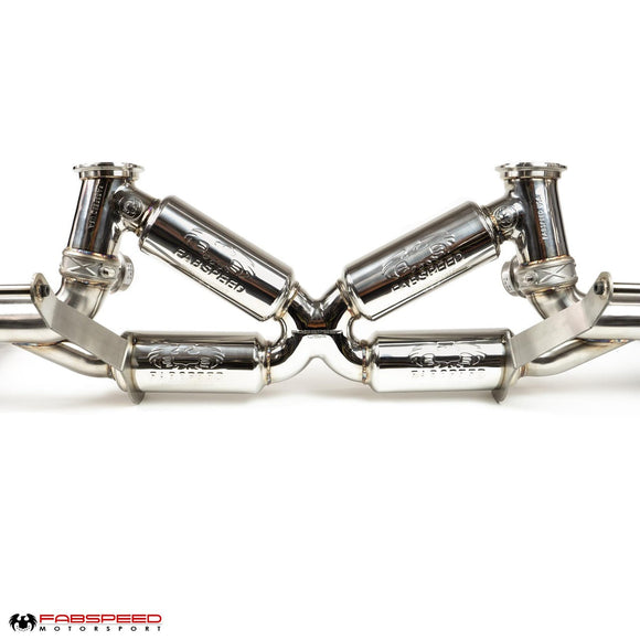 Fabspeed Audi R8 V10 Valvetronic Supersport X-Pipe Exhaust System (2019+)