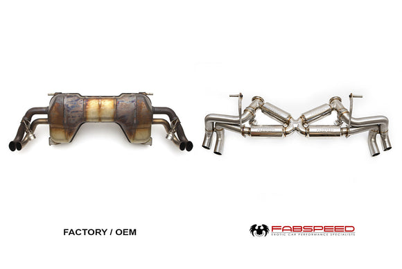 Fabspeed Audi R8 V8 Valvetronic Supersport X-Pipe Exhaust System (2008-2013)