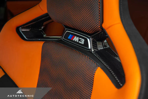 Autotecknic G8X M2/ M3 / M4 / F90 M5 CS Carbon Seat Belt Outlet Cover Set