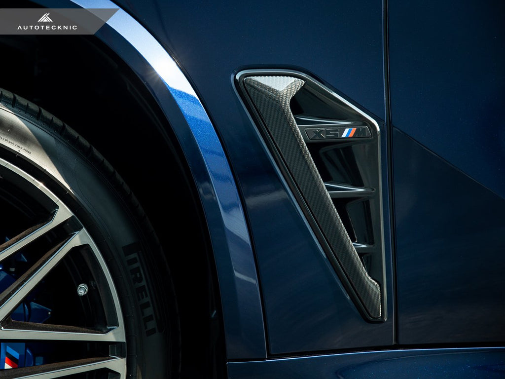 AutoTecknic F95 X5M Carbon Side Grille Trim Set