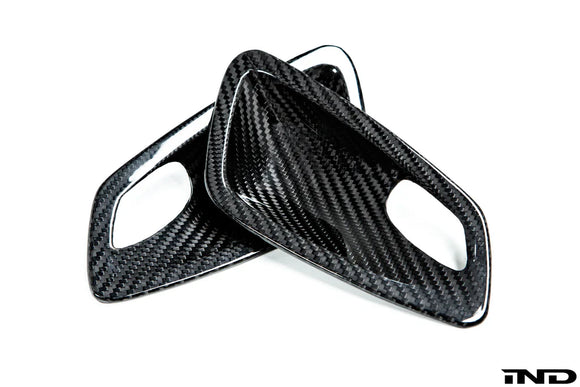 Autotecknic E9X M3 / 3-Series Dry Carbon Interior Door Handle Trim Set