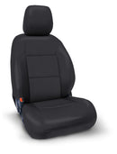 PRP 2016+ Toyota Tacoma Front Seat Covers (Pair) - All Black-1