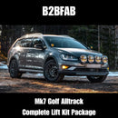 B2BFAB VW Golf Alltrack Mk7 2017 to 2019 Complete Lift Kit Package-1
