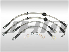 Brake Line Kit-Stainless (JHM) Front and Rear Lines for B7-RS4
