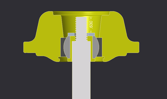 Spherical Front Upper Strut Mount - B8
