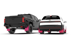 Rally Armor 22-25 VW MK8 Golf GTI & R Pink Mud Flap BCE Logo - 0