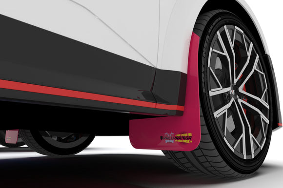 Rally Armor 18-22 Hyundai Kona Pink Mud Flap BCE Logo
