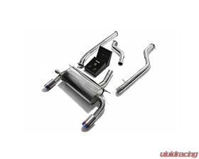 ARMYTRIX Valvetronic Exhaust System BMW 3-Series | 4-Series F3x 2016-2021 - True Titanium Blue