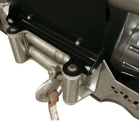 Tuffy Flipup License Plate Holder For Winch Roller Fairlead 01Black - 0