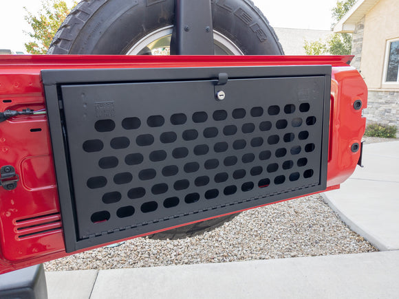 Tuffy Jeep Wrangler Molle Tailgate Lockbox W/ Keyed Lock