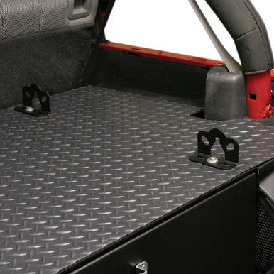 Commercial Grade Diamond Plate Vinyl Security Box Liner Deck Kit - Universal
