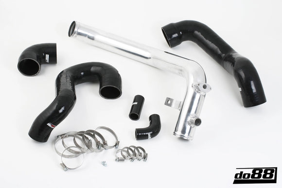 do88 02-09 SAAB 9-5 2.0T/2.3T/Aero (B205/B235) Automatic BigPack Intercooler Kit w/Black Hoses
