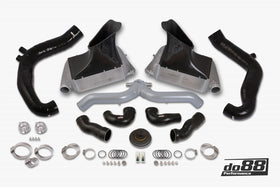 do88 10-12 Porsche 911 Turbo/Turbo S (997.2) BigPack Intercooler Kit w/Silver Pipe + Inlets