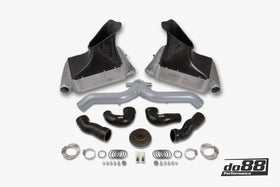 do88 10-12 Porsche 911 Turbo/Turbo S (997.2) BigPack Intercooler Kit w/Silver Pipe