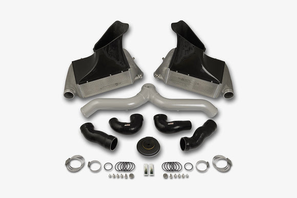 do88 07-09 Porsche 911 Turbo/GT2 (997.1) BigPack Intercooler Kit w/Silver Pipe