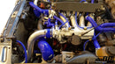 do88 87-93 SAAB 900 Turbo BigPack Front Mount Intercooler Kit w/Blue Hoses-5