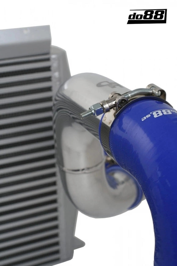 do88 92-98 Volvo 740/940 Turbo (76mm Throttle) BigPack Intercooler Kit w/Blue Hoses