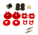 BMR 10-11 5th Gen Camaro Street Version Rear Cradle Bushing Kit (BK001 BK016) - Black/Red-1