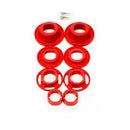 BMR 12-15 5th Gen Camaro Rear Cradle Street Version Poly Inserts Only Bushing Kit - Red-1