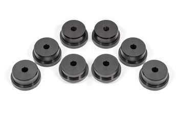BMR 15-17 S550 Mustang Rear Cradle Bushing Kit (Delrin) - Black