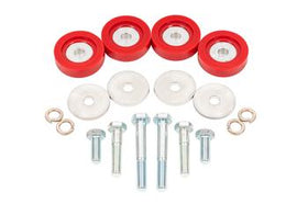 BMR 15-17 S550 Mustang Differential Lockout Bushing Kit (Polyurethane) - Red